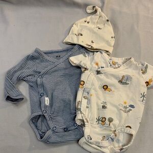 H&M - Organic Cotton 3-piece set for Premature infants